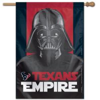 Houston Texans / Star Wars Vader Vertical Flag 28" x 40"