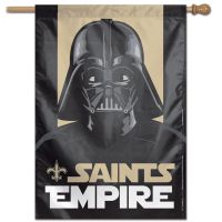 New Orleans Saints / Star Wars Vader Vertical Flag 28" x 40"