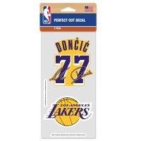 Perfect Cut Decal Set of two 4"x4" Luka Doncic