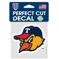 Toledo Mud Hens Head Logo Perfect Cut Color Decal 4" x 4"