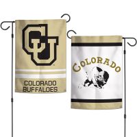 Colorado Buffaloes / Vintage Collegiate Garden Flags 2 sided 12.5" x 18"