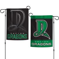 Dayton Dragons FADE Garden Flags 2 sided 12.5" x 18"