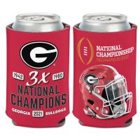 National Football Champions Georgia Bulldogs COLLEGE FOOTBALL PLAYOFF Can Cooler 12 oz.