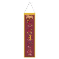 Iowa State Cyclones / Vintage Collegiate EVOLUTION Wool Banner 8" x 32"