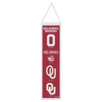 Oklahoma Sooners / Vintage Collegiate Evolution Wool Banner 8" x 32"