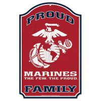 U.S. Marines Wood Sign 11" x 17" 1/4" thick