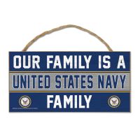 Wood Sign w/Rope 5" x 10"