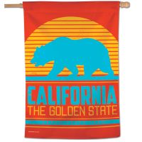 State / California Vertical Flag 28" x 40"