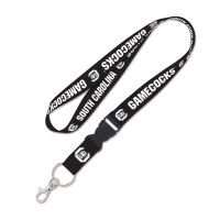 South Carolina Gamecocks Blackout Lanyard w/detachable buckle 1"