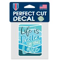 LIFE IS BETTER Perfect Cut Color Decal 4" x 4"