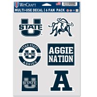 Utah State Aggies Multi Use 6 Fan Pack