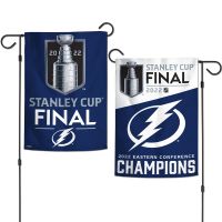 Eastern Conference Champions Tampa Bay Lightning Stanley Cup Garden Flags 2 sided 12.5" x 18"