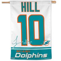 Miami Dolphins Vertical Flag 28" x 40" Tyreek Hill