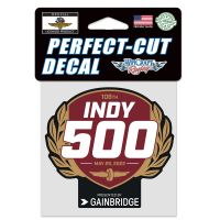 Indy 500 Event Perfect Cut Color Decal 4" x 4"