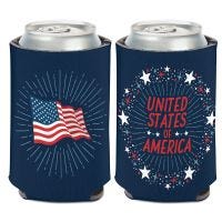 Patriotic Can Cooler 12 oz.