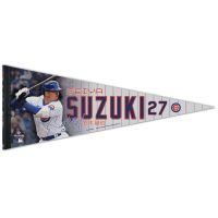 Chicago Cubs PLAYERS CHOICE DIAMOND CLUB(R) Premium Pennant 12" x 30" Seiya Suzuki