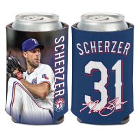 Texas Rangers Can Cooler 12 oz. Max Scherzer