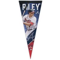 Atlanta Braves PLAYERS CHOICE DIAMOND CLUB(R) Premium Pennant 12" x 30" Austin Riley