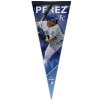 Kansas City Royals PLAYERS CHOICE DIAMOND CLUB(R) Premium Pennant 12" x 30" Salvador Perez