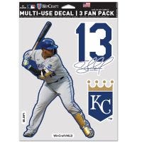 Kansas City Royals PLAYERS CHOICE DIAMOND CLUB(R) Multi Use 3 Fan Pack Salvador Perez