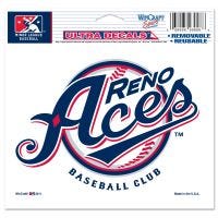 Reno Aces Multi-Use Decal -Clear Bckrgd 5" x 6"