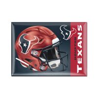 Houston Texans ALTERNATE HELMET (RED) Metal Magnet 2.5" x 3.5"