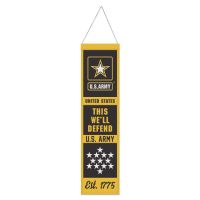 U.S. Army Wool Banner 8" x 32"