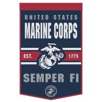 U.S. Marines Wool Banner 24" x 38"