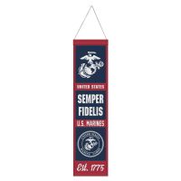 U.S. Marines Wool Banner 8" x 32"