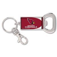 Arizona Cardinals Bottle Opener Key Ring Rectangle