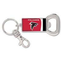 Atlanta Falcons Bottle Opener Key Ring Rectangle