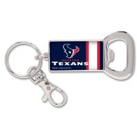 Houston Texans Bottle Opener Key Ring Rectangle