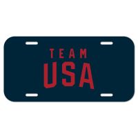 USOC Team USA Logo License Plate