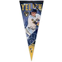 Milwaukee Brewers PLAYERS CHOICE DIAMOND CLUB(R) Premium Pennant 12" x 30" Christian Yelich