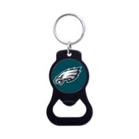 Philadelphia Eagles Black Bottle Opener Key Ring