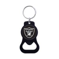 Las Vegas Raiders Black Bottle Opener Key Ring