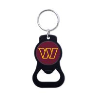 Washington Commanders Black Bottle Opener Key Ring