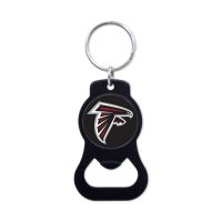 Atlanta Falcons Black Bottle Opener Key Ring