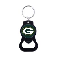 Green Bay Packers Black Bottle Opener Key Ring