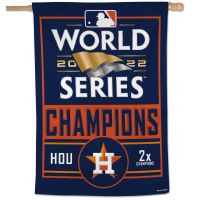 World Series Champions Houston Astros 2022 WORLD SERIES CHAMP ASTROS Vertical Flag 28" x 40"