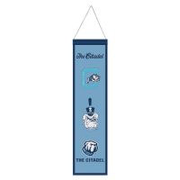 Citadel Bulldogs / Vintage Collegiate Evolution Wool Banner 8" x 32"