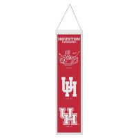 Houston Cougars / Vintage Collegiate Evolution Wool Banner 8" x 32"