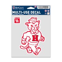 Houston Cougars / Vintage Collegiate Fan Decals 3.75" x 5"