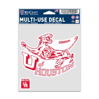 Houston Cougars / Vintage Collegiate Fan Decals 3.75" x 5"