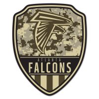 Atlanta Falcons Standard Issue Wood Sign 11"X14"