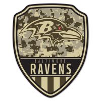 Baltimore Ravens Standard Issue Wood Sign 11"X14"