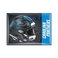 Carolina Panthers Alternate Helmet Metal Magnet 2.5" x 3.5"