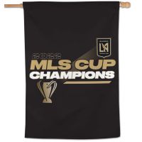 MLS Cup Champions / MLS Cup Champion 2022 MLS AUDI CUP CHAMPS LA FC Vertical Flag ON PITCH