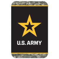 U.S. Army Plastic Sign 11" x 17"