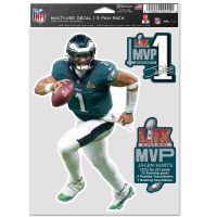 Super Bowl Champions Philadelphia Eagles Super Bowl 59 MVP Multi Use 3 Fan Pack Jalen Hurts